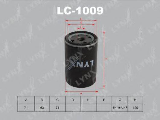 LYNXAUTO LC1009 Масляный фильтр
