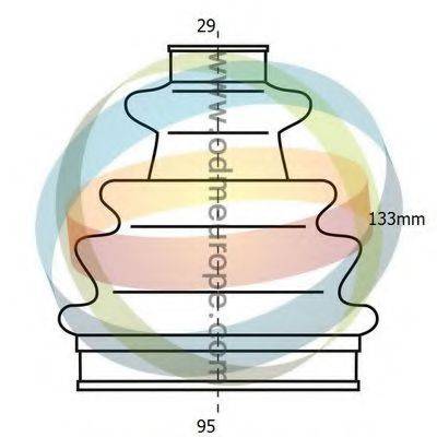 ODM-MULTIPARTS 21990257 Комплект пильника, приводний вал