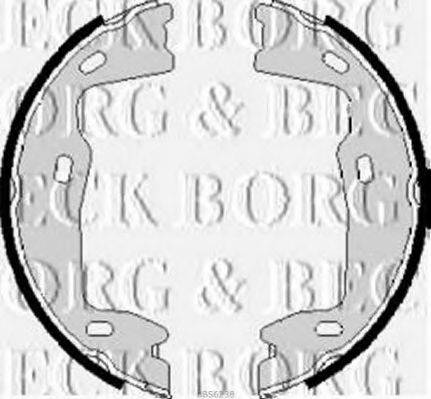 Комплект тормозных колодок BORG & BECK BBS6238