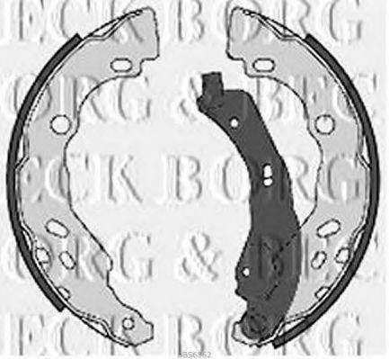 BORG & BECK BBS6362 Комплект тормозных колодок