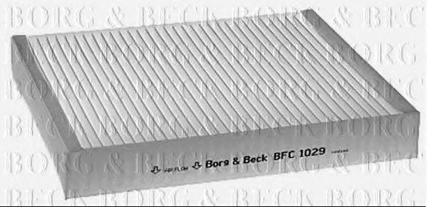 Фільтр, повітря у внутрішньому просторі BORG & BECK BFC1029