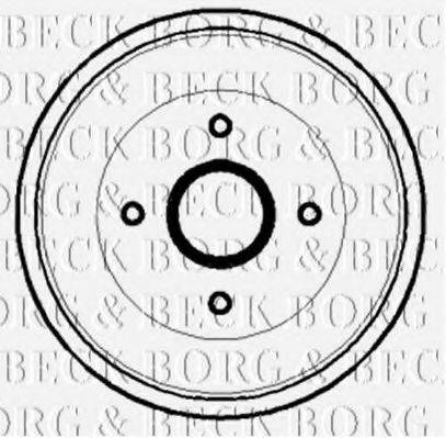 Тормозной барабан BORG & BECK BBR7125