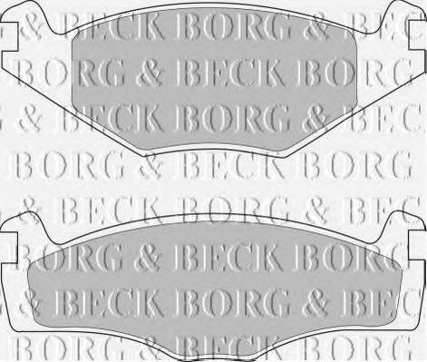 BORG & BECK BBP1420 Комплект тормозных колодок, дисковый тормоз