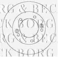 Тормозной диск BORG & BECK BBD5132