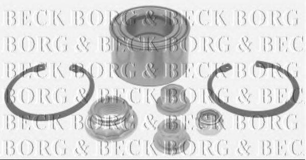 Комплект подшипника ступицы колеса BORG & BECK BWK697
