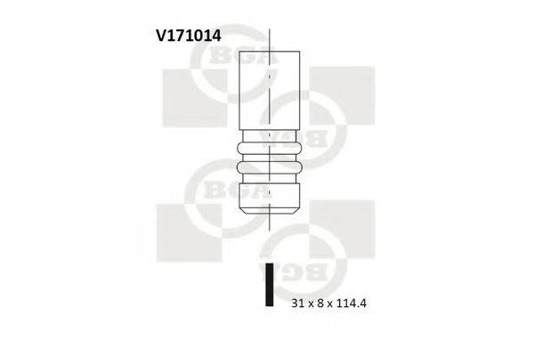Випускний клапан BGA V171014