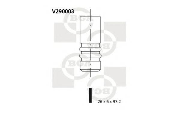 BGA V290003 Випускний клапан
