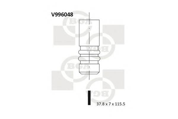 Выпускной клапан BGA V996048
