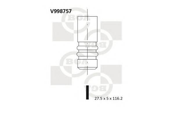 BGA V998757 Выпускной клапан