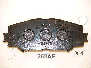 Комплект тормозных колодок, дисковый тормоз JAPKO 50269