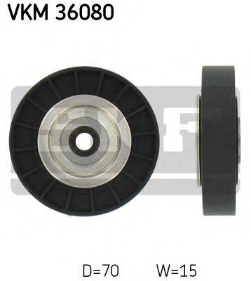 Паразитний / провідний ролик, полікліновий ремінь SKF VKM 36080