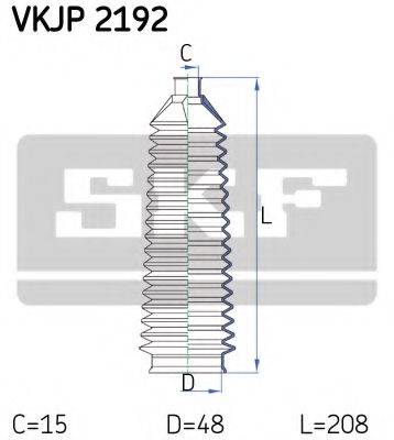 SKF VKJP2192 Комплект пильника, рульове управління