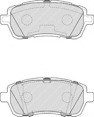 Комплект тормозных колодок, дисковый тормоз FERODO FDB4179