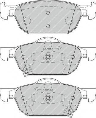 Комплект тормозных колодок, дисковый тормоз FERODO FDB4269