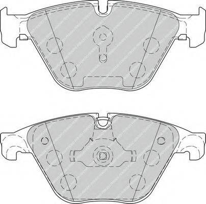 Комплект тормозных колодок, дисковый тормоз FERODO FDB4382