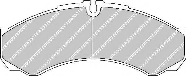 Комплект тормозных колодок, дисковый тормоз FERODO FVR1315