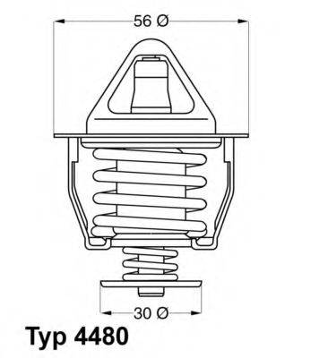 Термостат, що охолоджує рідину WAHLER 4480.82D