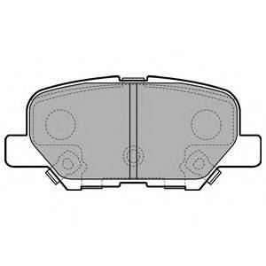 Комплект тормозных колодок, дисковый тормоз DELPHI LP2501