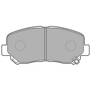 Комплект тормозных колодок, дисковый тормоз DELPHI LP2481